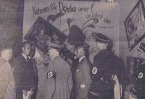 Hitler Viewing the Dada Wall