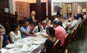 A recent Yom Kippur meal in Cambodia