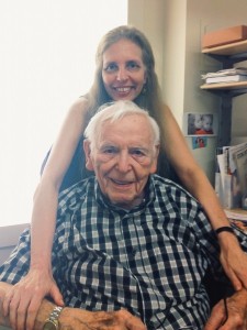 Nadine Epstein and her father