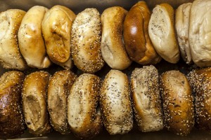Multiple types of Bagels