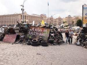 Maidan Protest Baracades