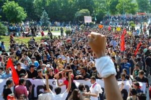 Protest at Taskim Park Event