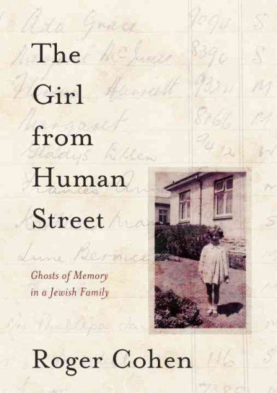 The Girl from Human Street by Roger Cohen cover