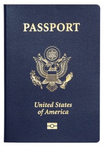 United States of America Passport Closeup