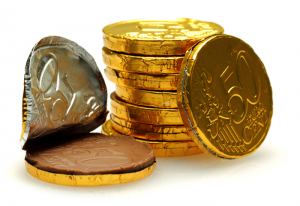 chocolate gelt coins