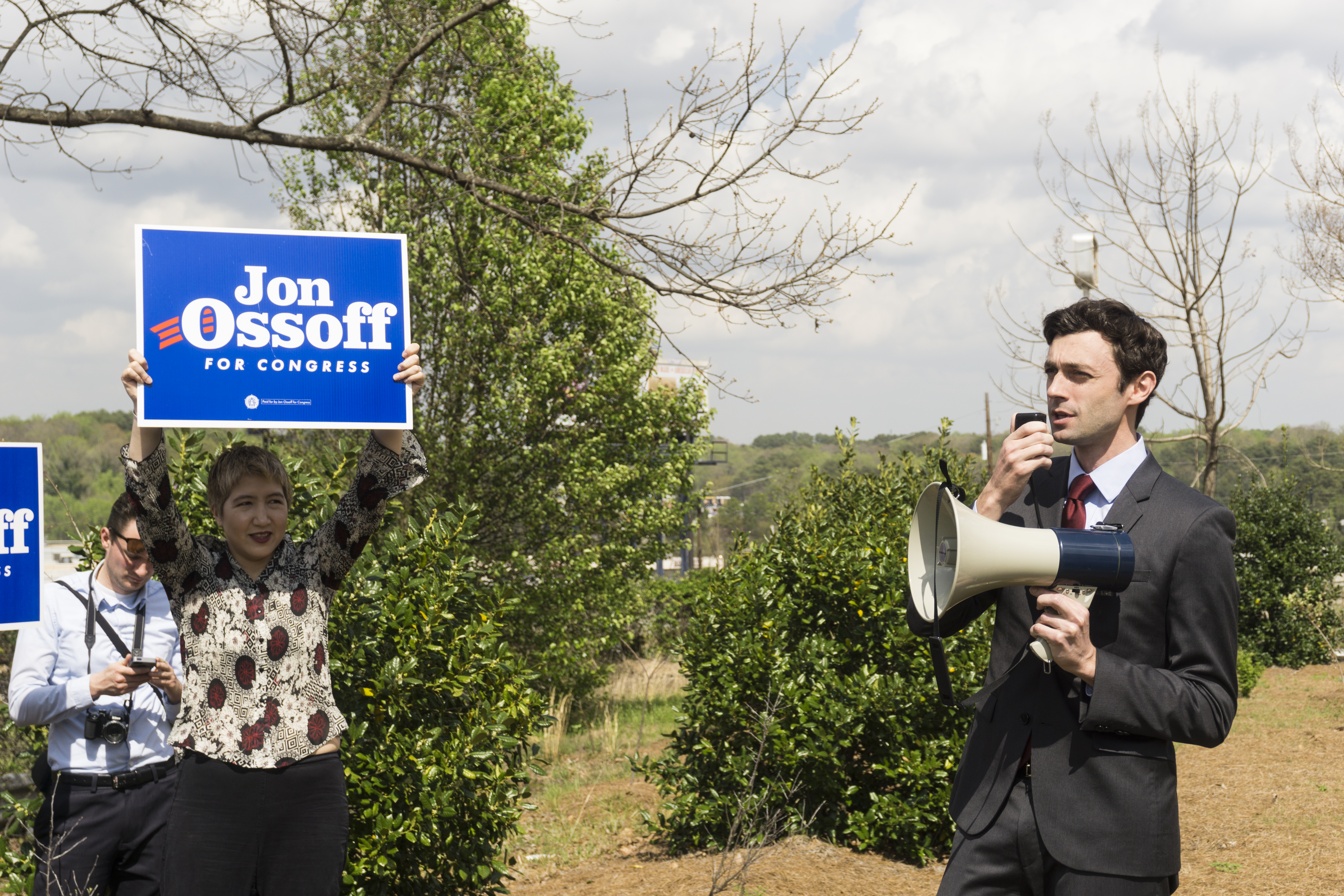 Jon Ossof during his 2017 congressional campaign
