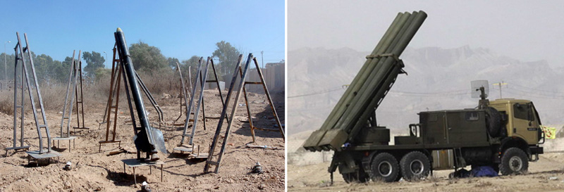 qassam rocket launch