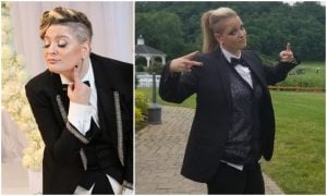 Leah Forster posing