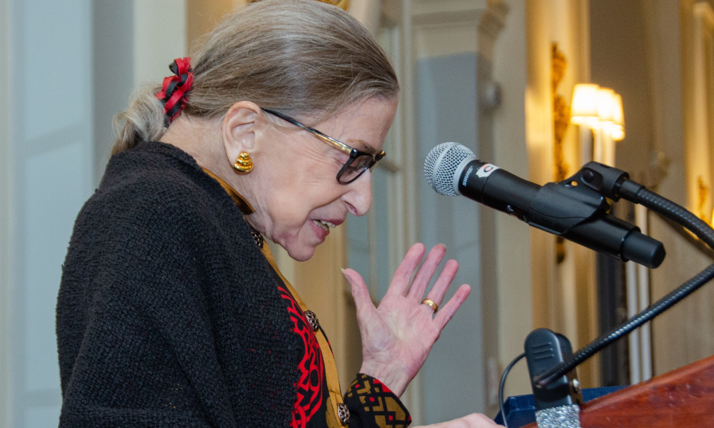 Remarks by Justice Ginsburg on Accepting Moment Magazine Human Rights Award