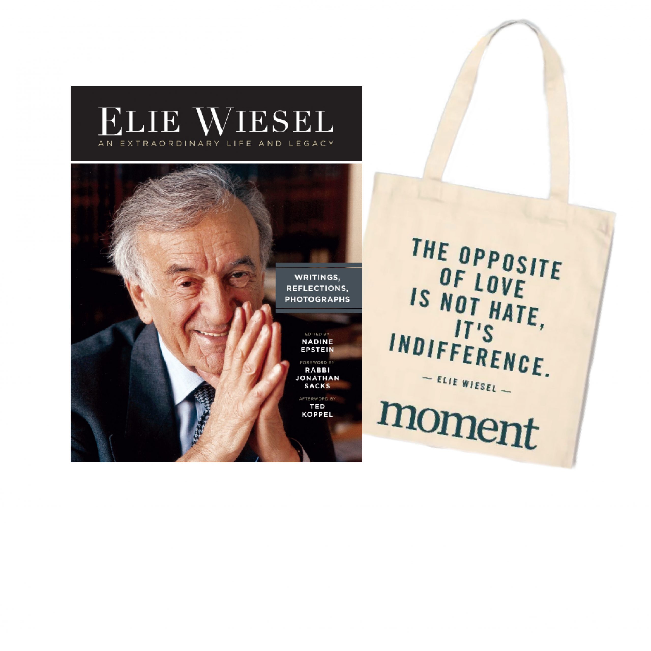 Elie Wiesel Book and Tote