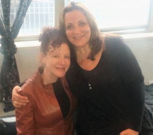 Beth and friend Stella catching up in New York, 2014
