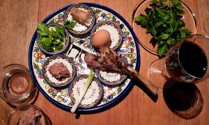 Passover seder menu including recipes and food essays