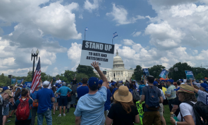 Rally against antisemitism at the U.S. Capitol