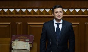 Ukranian President Volodymyr Zelensky