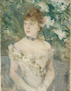 an oil painting of Morisot Berthe