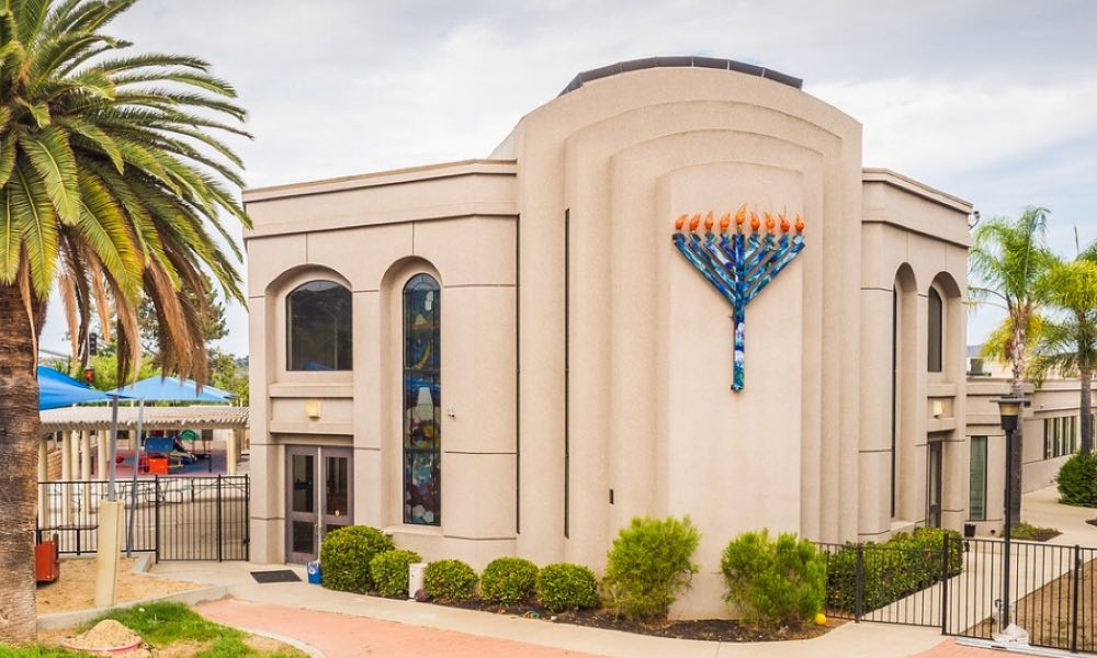 The outside of the Chabad of Poway synagogue in California where a shooting took place