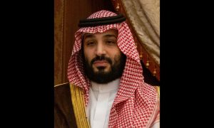 A picture of the Crown Prince of Saudi Arabia, Mohammed bin Salman