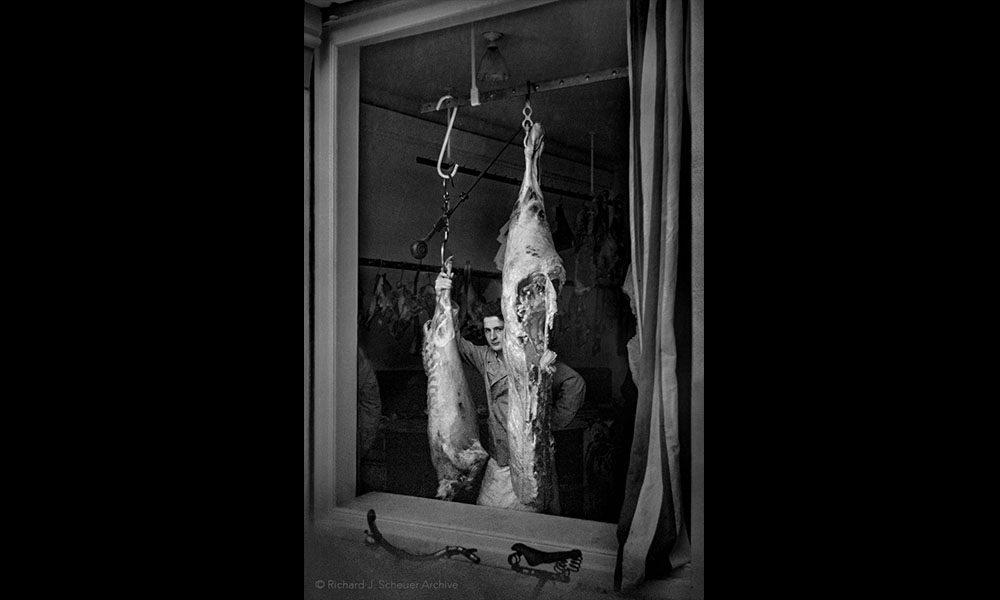 French butcher in Saint-Jean-de-luz
