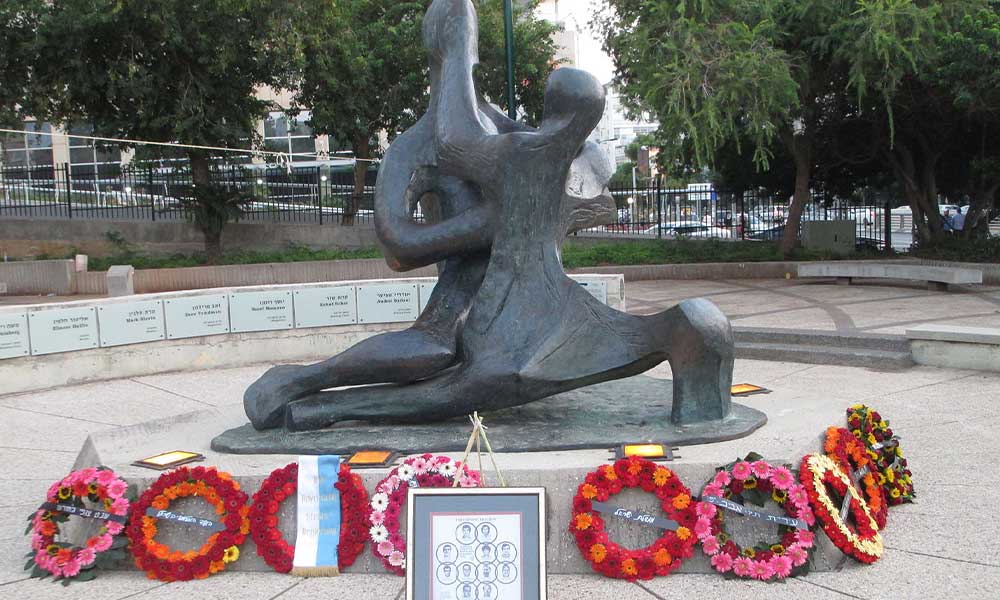 Munich Massacre Memorial in Tel Aviv