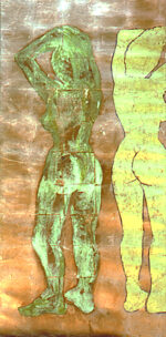 Diptych:  Sarah and Hagar