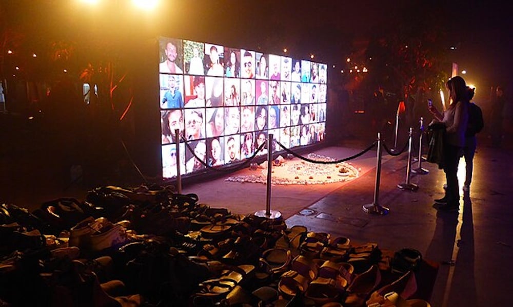 Commemorative display 06:29 of the Nova Festival, Pavilion 1 of Expo Tel Aviv (Exhibition Grounds) - War of Iron Swords, Israel Winter 2023