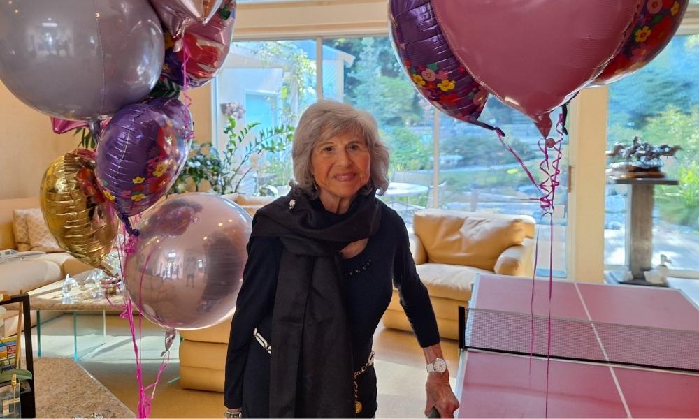 Eileen Greene at her 95th birthday.