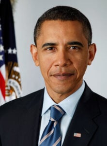 Portrait photo of Barack Obama