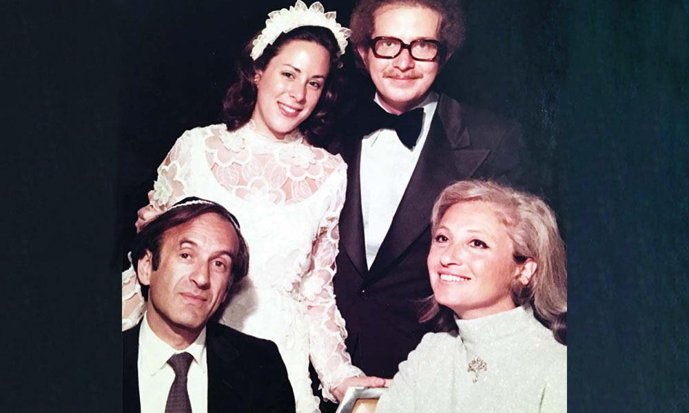 Elie and Marion Wiesel at the wedding of Jean Bloch and Menachem Rosensaft