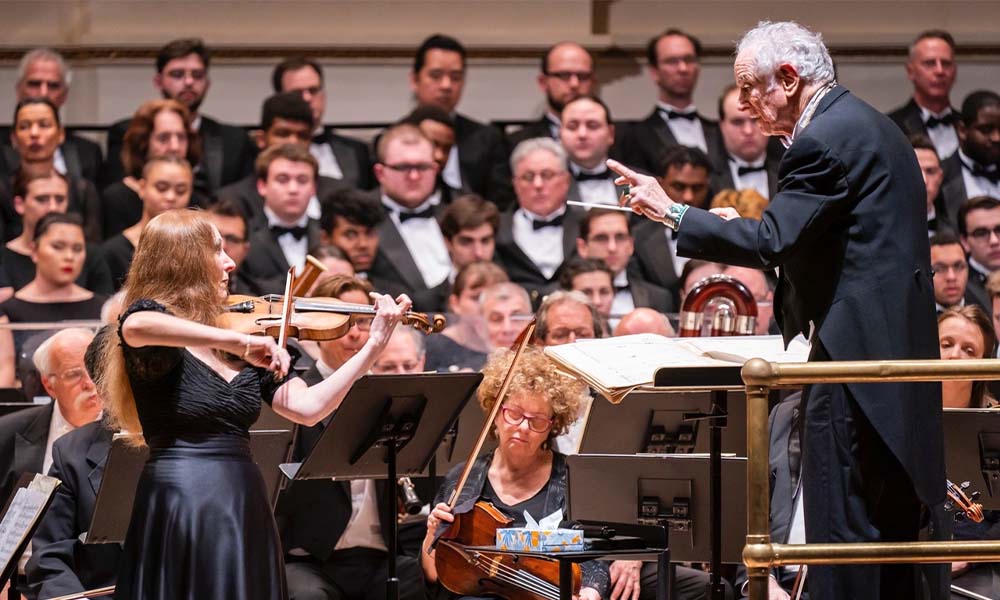 Elmira Darvarova performs "Elegy for Violin and Orchestra," January 2019 at Carnegie Hall, with David Amram conducting.