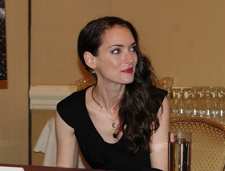 Actress Winona Ryder at a press conference for Frankenweenie 2012. CC Attribution 2.0 Posted to Flickr